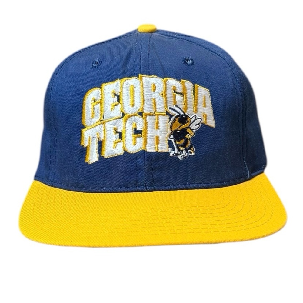 Vintage Georgia Tech Hat Buzz Yellow Jackets
Baseball Cap SnapBack Flat Bill USA